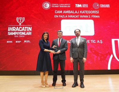 GCA Cam Ambalaj Kategorisinde “İhracatın Şampiyonları” Arasında Yer Aldı